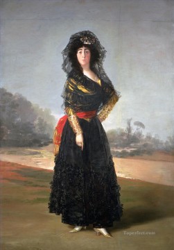 フランシスコ・ゴヤ Painting - アルバ公爵夫人フランシスコ・デ・ゴヤ